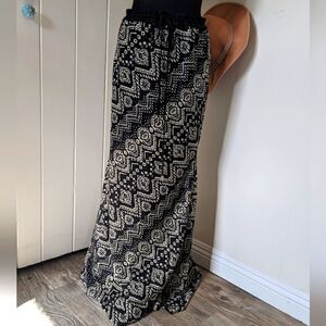 SW3 Bespoke Printed Maxi Skirt S Witchy Romantic Boho Whimsigoth Lagenlook